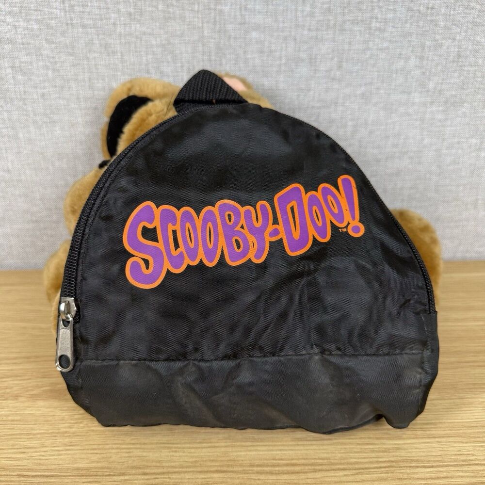 SCOOBY DOO Vintage Plush Mini Backpack Stuffed Dog Cartoon Network RARE 2001